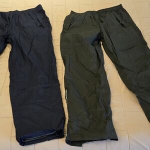 Navy and Olive Green Pants Set